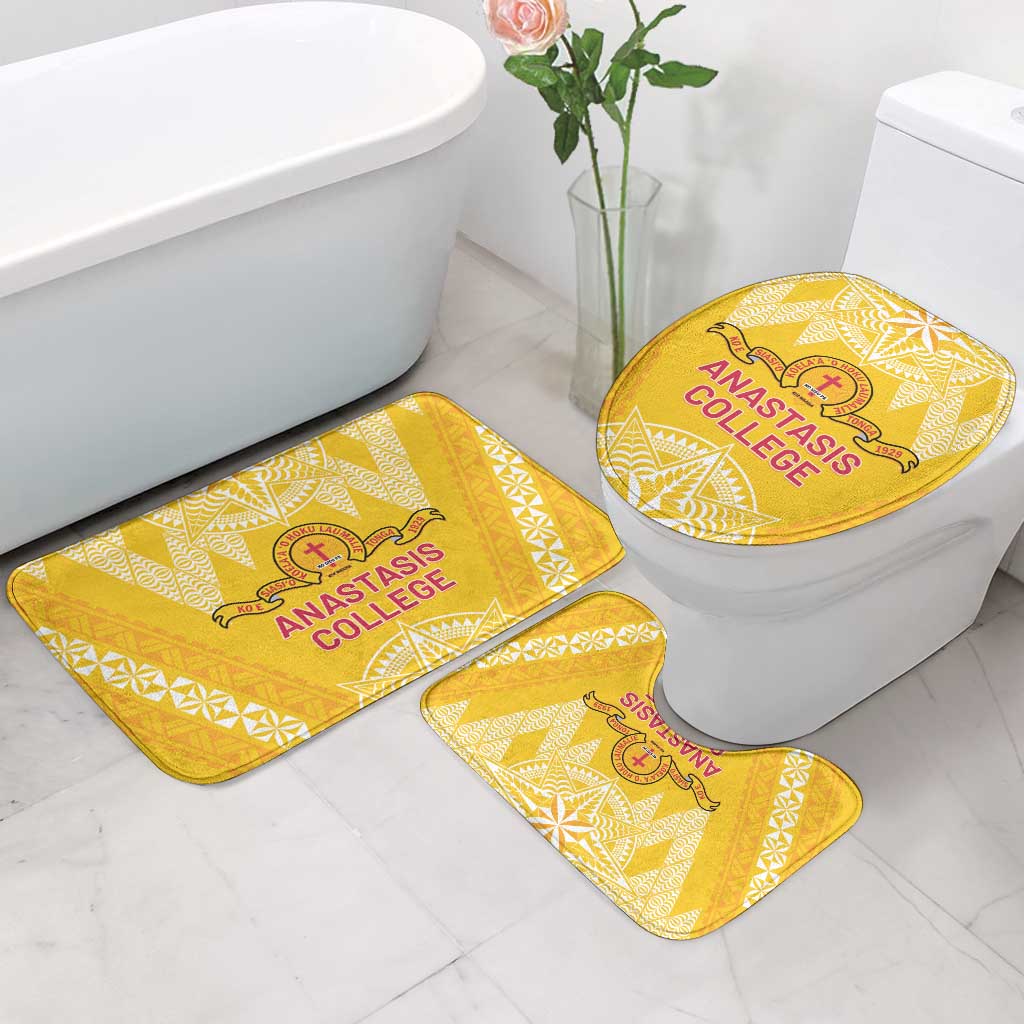 Anastasis College Bathroom Set Tonga Ngatu Pattern LT05 - Polynesian Pride