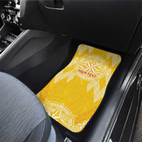 Personalised Anastasis College Car Mats Tonga Ngatu Pattern - Polynesian Pride