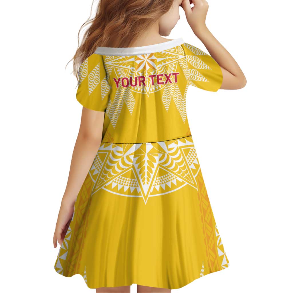 Personalised Anastasis College Family Matching Off The Shoulder Long Sleeve Dress and Hawaiian Shirt Tonga Ngatu Pattern LT05 - Polynesian Pride