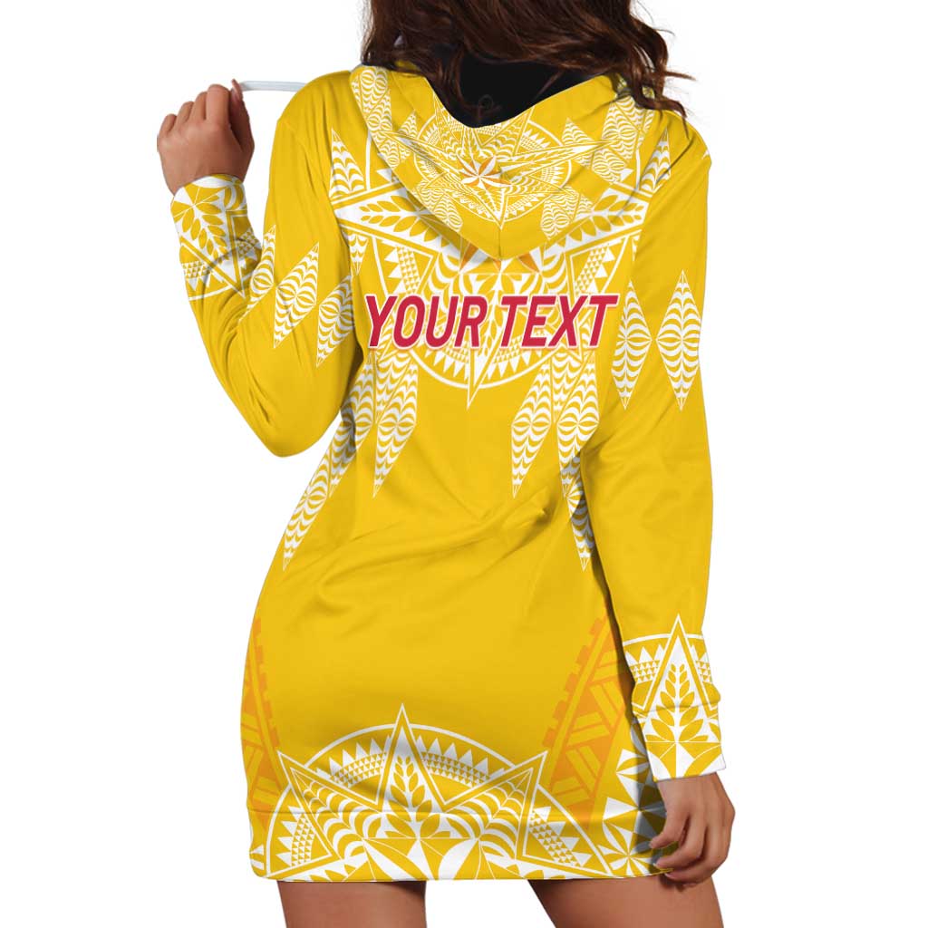 Personalised Anastasis College Hoodie Dress Tonga Ngatu Pattern LT05 - Polynesian Pride
