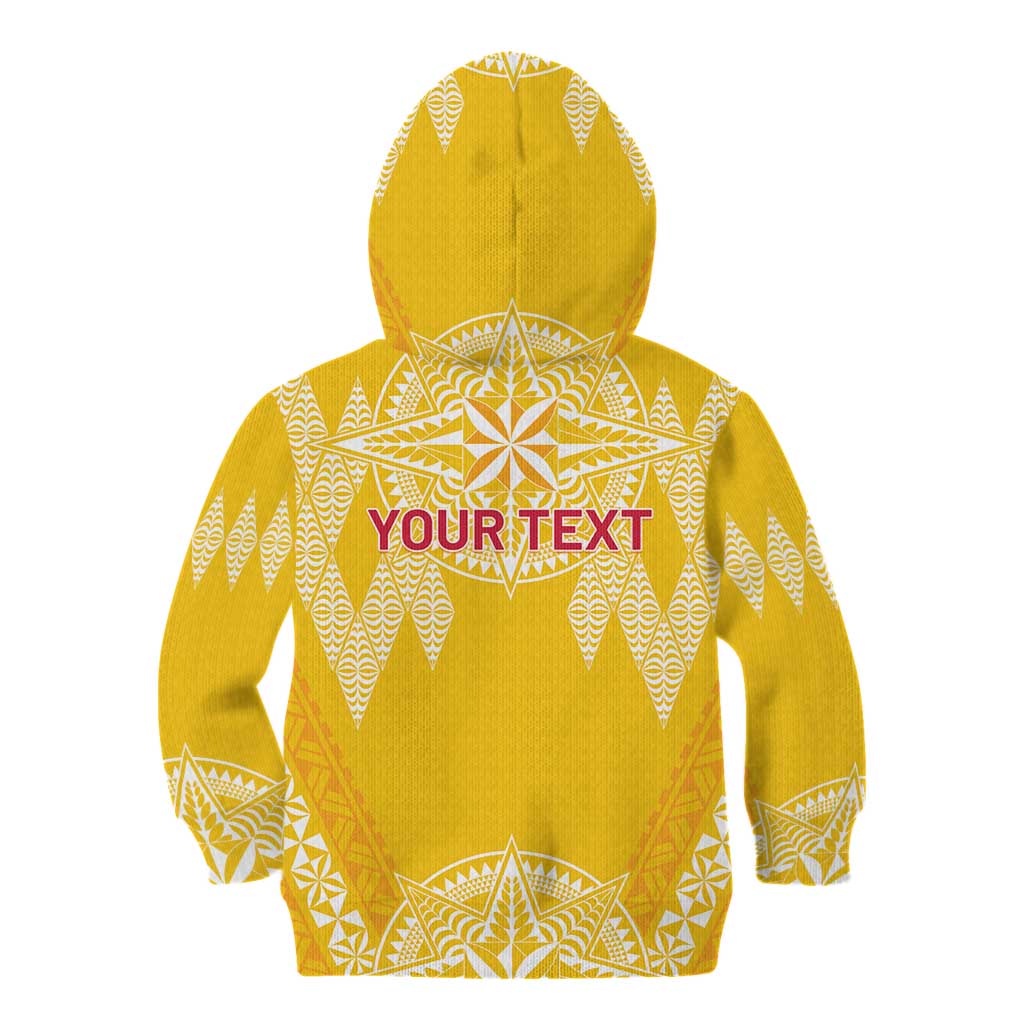Personalised Anastasis College Kid Hoodie Tonga Ngatu Pattern LT05 - Polynesian Pride