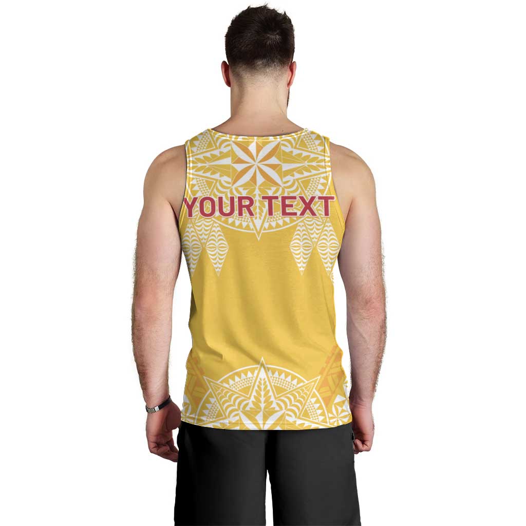 Personalised Anastasis College Men Tank Top Tonga Ngatu Pattern LT05 - Polynesian Pride