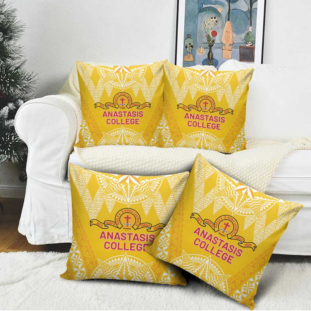 Anastasis College Pillow Cover Tonga Ngatu Pattern LT05 - Polynesian Pride