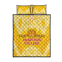 Anastasis College Quilt Bed Set Tonga Ngatu Pattern LT05 - Polynesian Pride