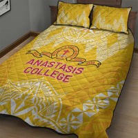 Anastasis College Quilt Bed Set Tonga Ngatu Pattern LT05 - Polynesian Pride