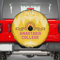 Anastasis College Spare Tire Cover Tonga Ngatu Pattern LT05 - Polynesian Pride