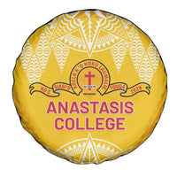 Anastasis College Spare Tire Cover Tonga Ngatu Pattern LT05 - Polynesian Pride