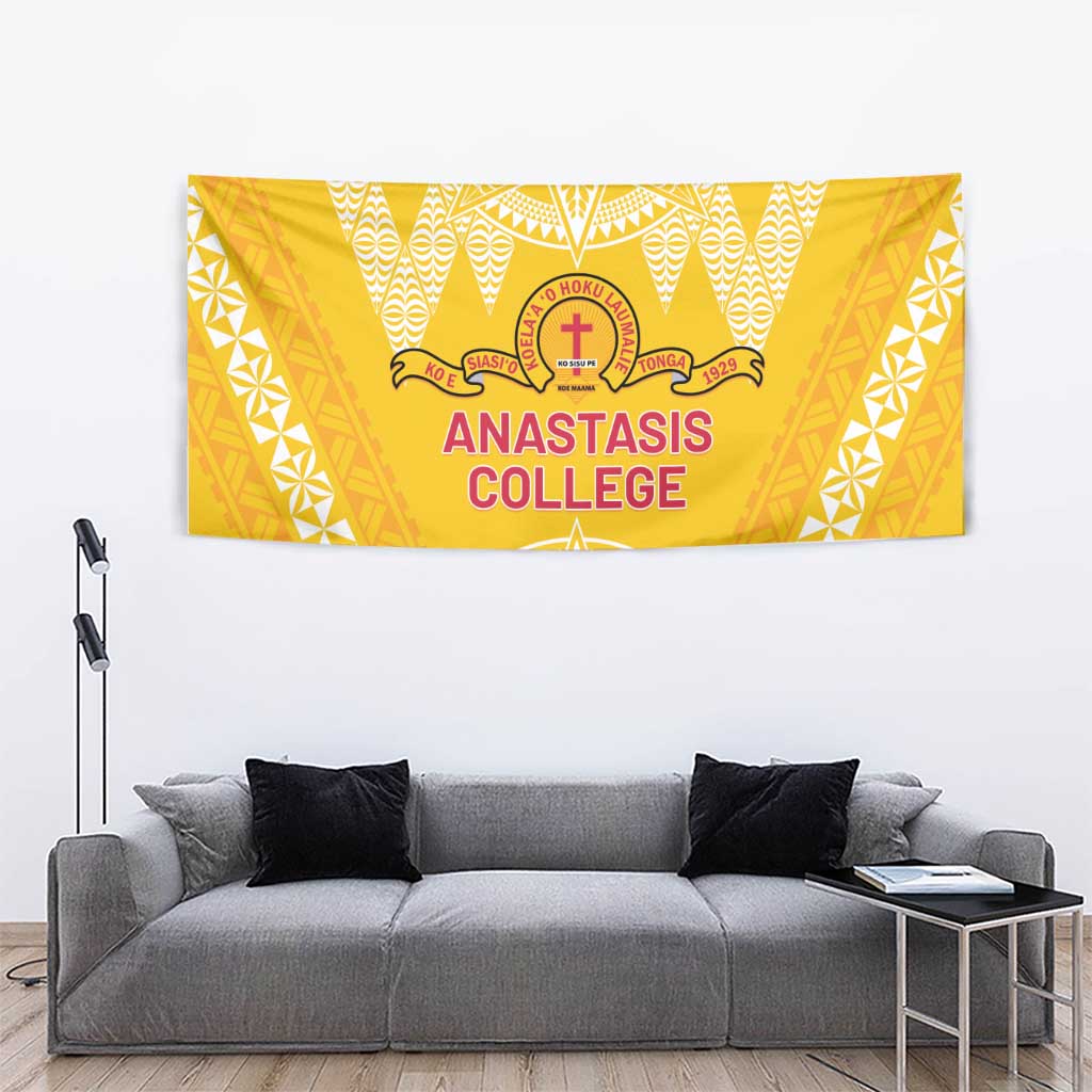 Anastasis College Tapestry Tonga Ngatu Pattern LT05 - Polynesian Pride