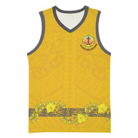 Tonga Anastasis College Basketball Jersey Tongan Ngatu Kupesi Pattern - Polynesian Pride