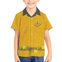 Tonga Anastasis College Family Matching Mermaid Dress and Hawaiian Shirt Tongan Ngatu Kupesi Pattern - Polynesian Pride