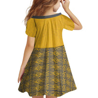 Tonga Anastasis College Family Matching Tank Maxi Dress and Hawaiian Shirt Tongan Ngatu Kupesi Pattern - Polynesian Pride