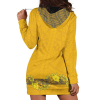 Tonga Anastasis College Hoodie Dress Tongan Ngatu Kupesi Pattern LT05 - Polynesian Pride