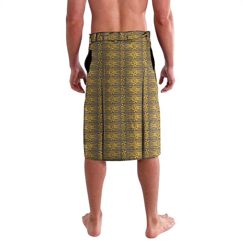 Tonga Anastasis College Lavalava Tongan Ngatu Kupesi Pattern LT05 - Polynesian Pride