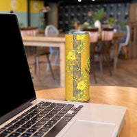 Tonga Anastasis College Skinny Tumbler Tongan Ngatu Kupesi Pattern - Polynesian Pride