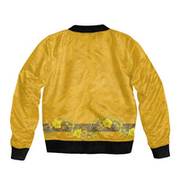 Tonga Anastasis College Sleeve Zip Bomber Jacket Tongan Ngatu Kupesi Pattern LT05 - Polynesian Pride