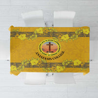 Tonga Anastasis College Tablecloth Tongan Ngatu Kupesi Pattern - Polynesian Pride