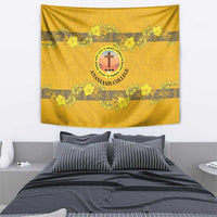 Tonga Anastasis College Tapestry Tongan Ngatu Kupesi Pattern LT05 - Polynesian Pride