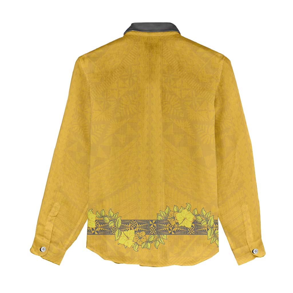 Tonga Anastasis College Women Casual Shirt Tongan Ngatu Kupesi Pattern - Polynesian Pride