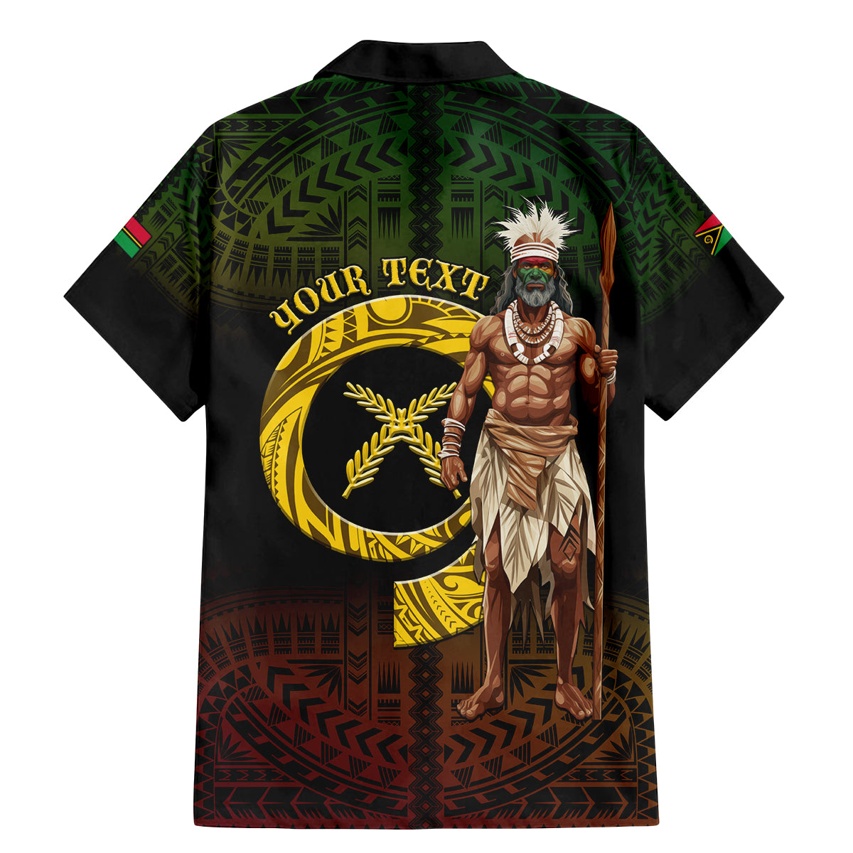 Personalised Vanuatu Custom Chiefs Day Family Matching Mermaid Dress and Hawaiian Shirt Pig Tusk Simple Style LT05 - Polynesian Pride