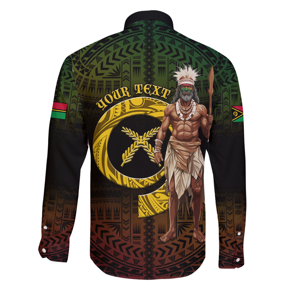 Personalised Vanuatu Custom Chiefs Day Family Matching Puletasi and Hawaiian Shirt Pig Tusk Simple Style LT05 - Polynesian Pride