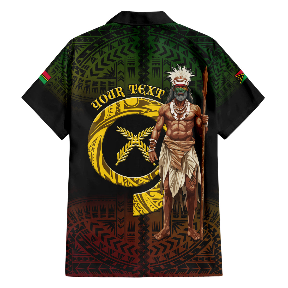 Personalised Vanuatu Custom Chiefs Day Family Matching Short Sleeve Bodycon Dress and Hawaiian Shirt Pig Tusk Simple Style LT05 - Polynesian Pride