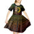 Personalised Vanuatu Custom Chiefs Day Kid Short Sleeve Dress Pig Tusk Simple Style LT05 - Polynesian Pride