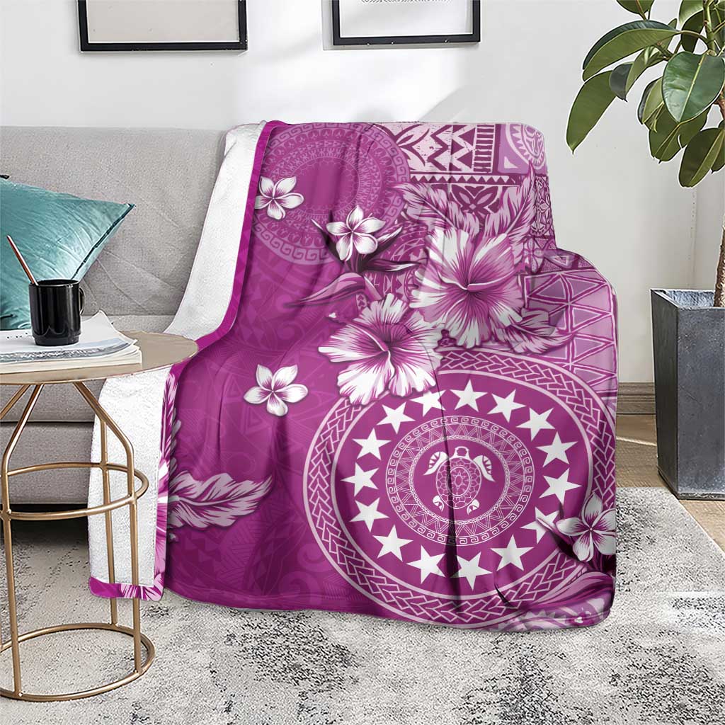 Cook Islands Blanket Fandango Hibiscus And Stars