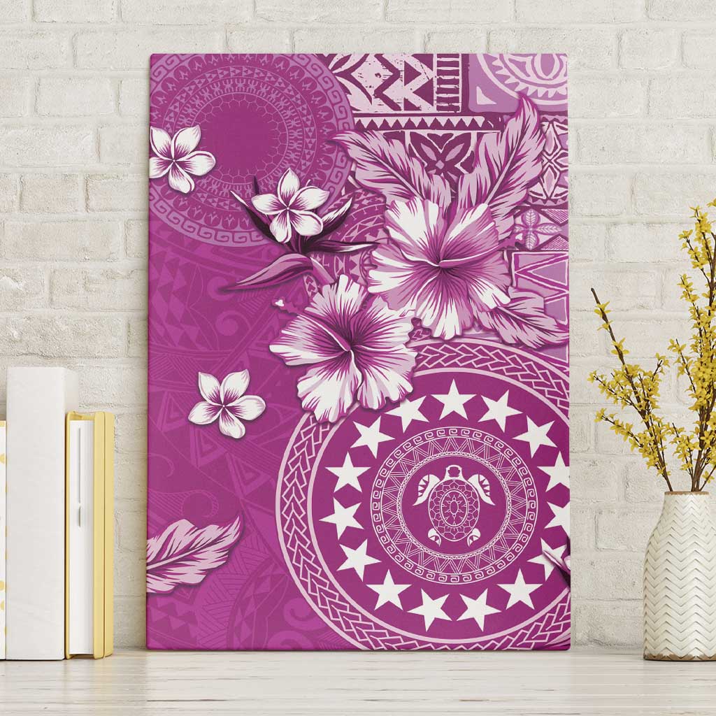 Cook Islands Canvas Wall Art Fandango Hibiscus And Stars