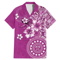 Cook Islands Family Matching Mermaid Dress and Hawaiian Shirt Fandango Hibiscus And Stars