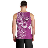 Cook Islands Men Tank Top Fandango Hibiscus And Stars