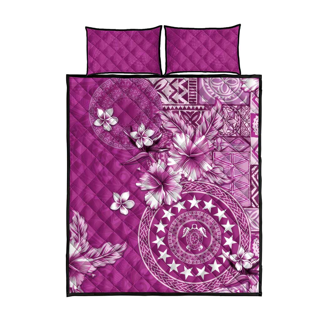 Cook Islands Quilt Bed Set Fandango Hibiscus And Stars
