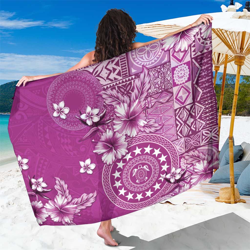 Cook Islands Sarong Fandango Hibiscus And Stars
