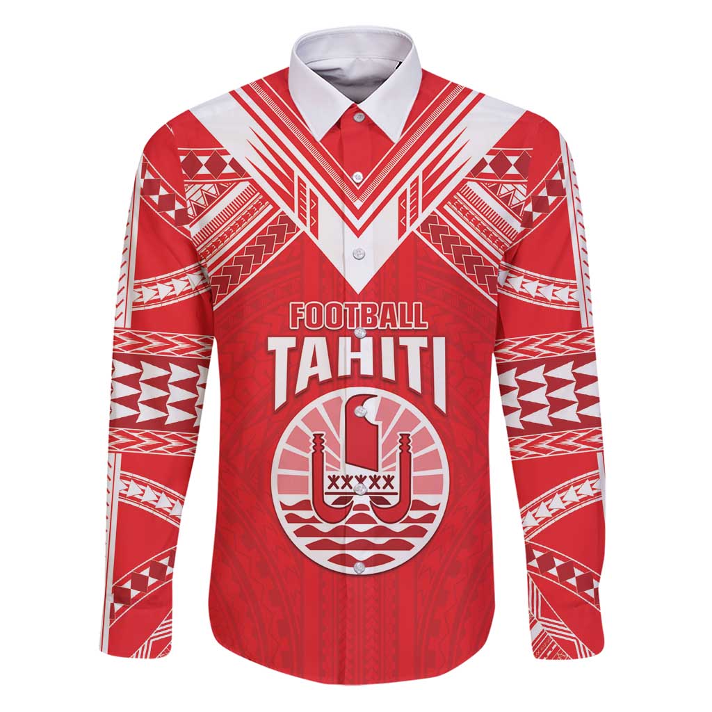 Custom Tahiti Football Family Matching Puletasi and Hawaiian Shirt Coat Of Arms Polynesian Tribal Pattern