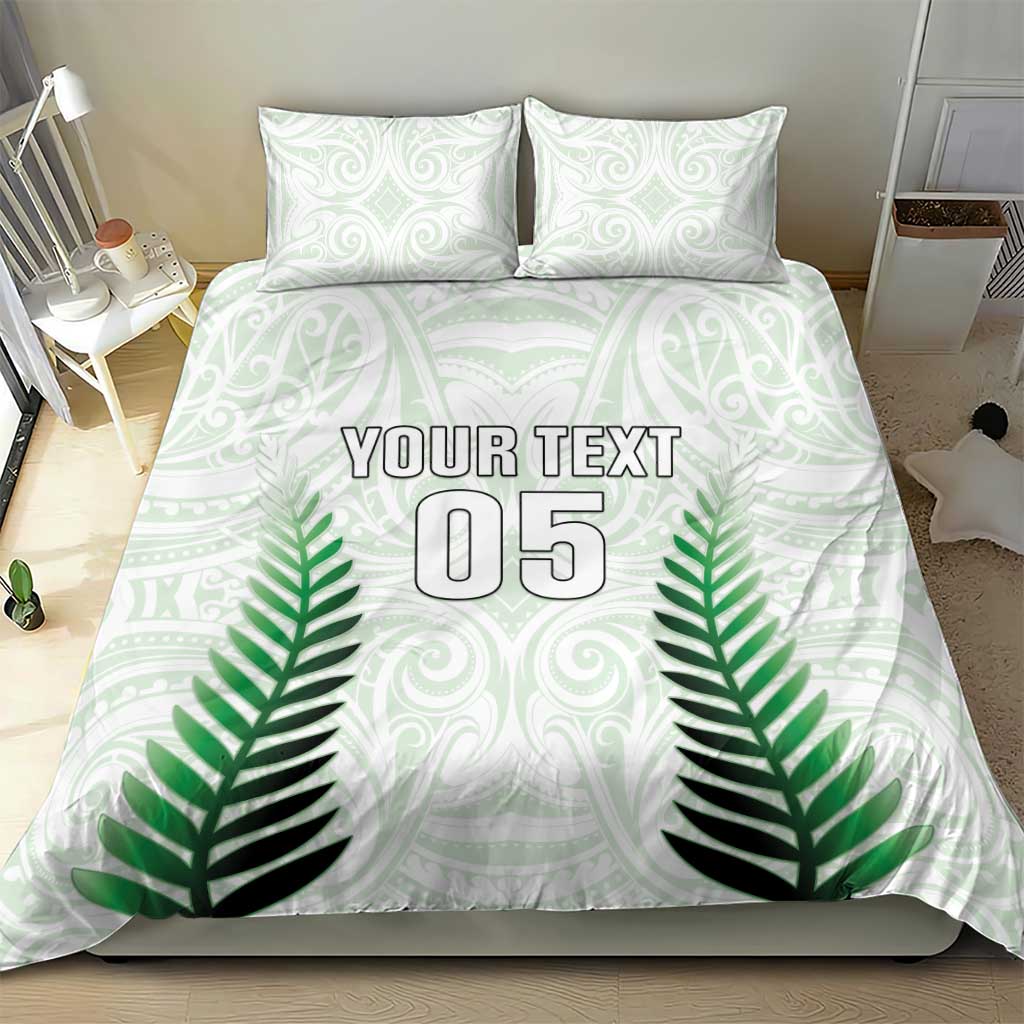 Custom New Zealand Fern Football Bedding Set Simple Style