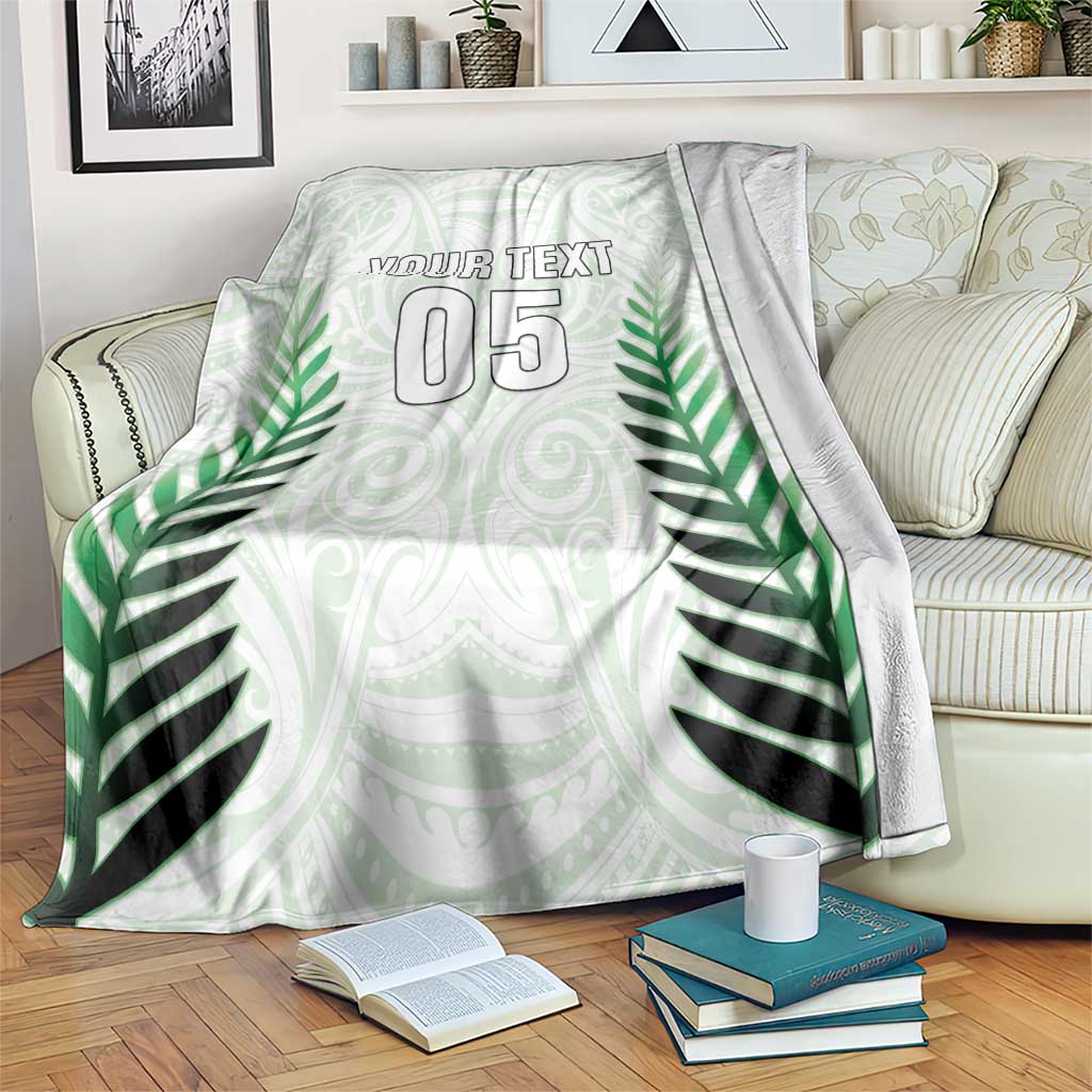 Custom New Zealand Fern Football Blanket Simple Style