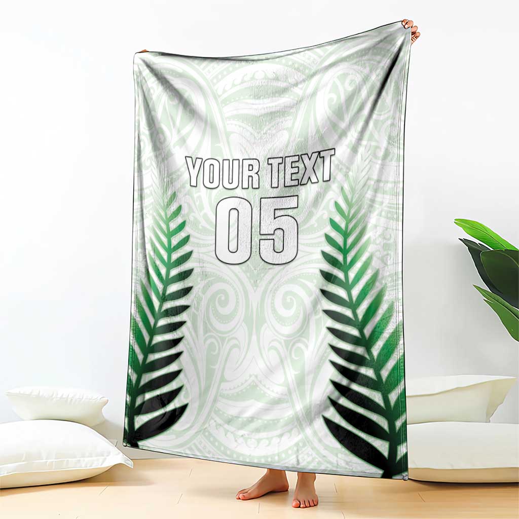 Custom New Zealand Fern Football Blanket Simple Style