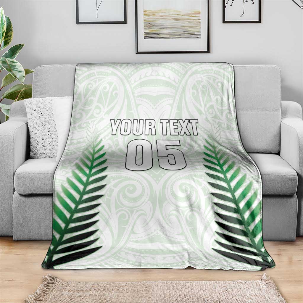 Custom New Zealand Fern Football Blanket Simple Style
