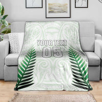 Custom New Zealand Fern Football Blanket Simple Style