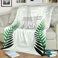 Custom New Zealand Fern Football Blanket Simple Style
