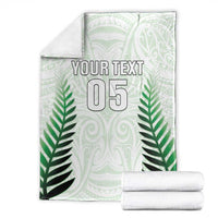 Custom New Zealand Fern Football Blanket Simple Style