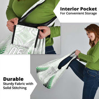 Custom New Zealand Fern Football Grocery Bag Simple Style