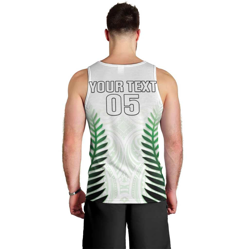 Custom New Zealand Fern Football Men Tank Top Simple Style