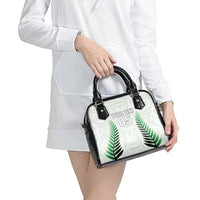Custom New Zealand Fern Football Shoulder Handbag Simple Style