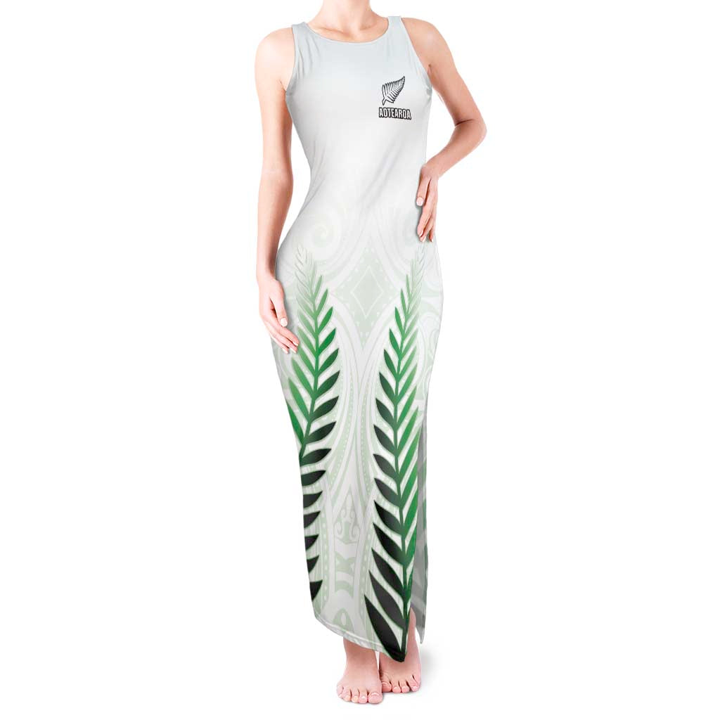 Custom New Zealand Fern Football Tank Maxi Dress Simple Style