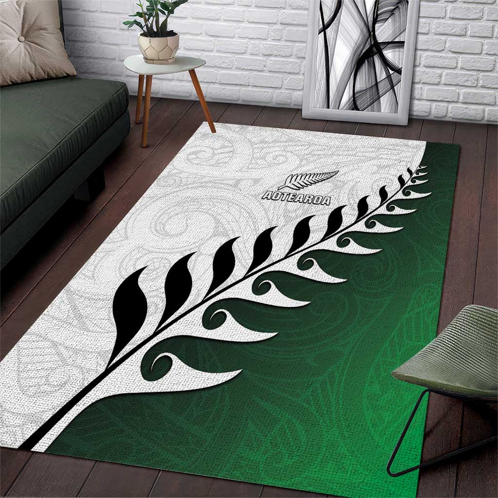 New Zealand Football Area Rug Go Aotearoa