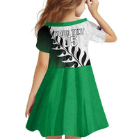 Custom New Zealand Football Family Matching Tank Maxi Dress and Hawaiian Shirt Go Aotearoa