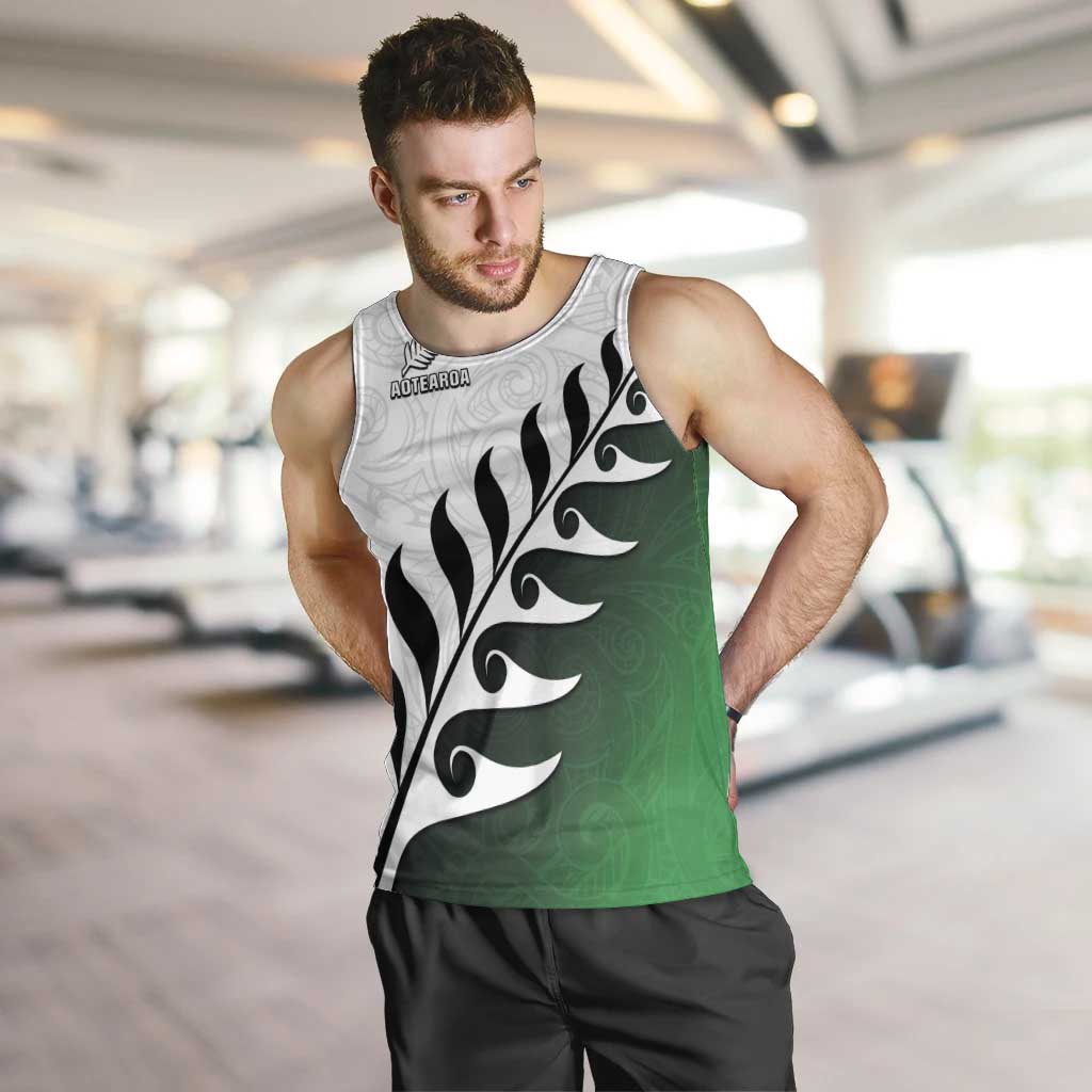 Custom New Zealand Football Men Tank Top Go Aotearoa