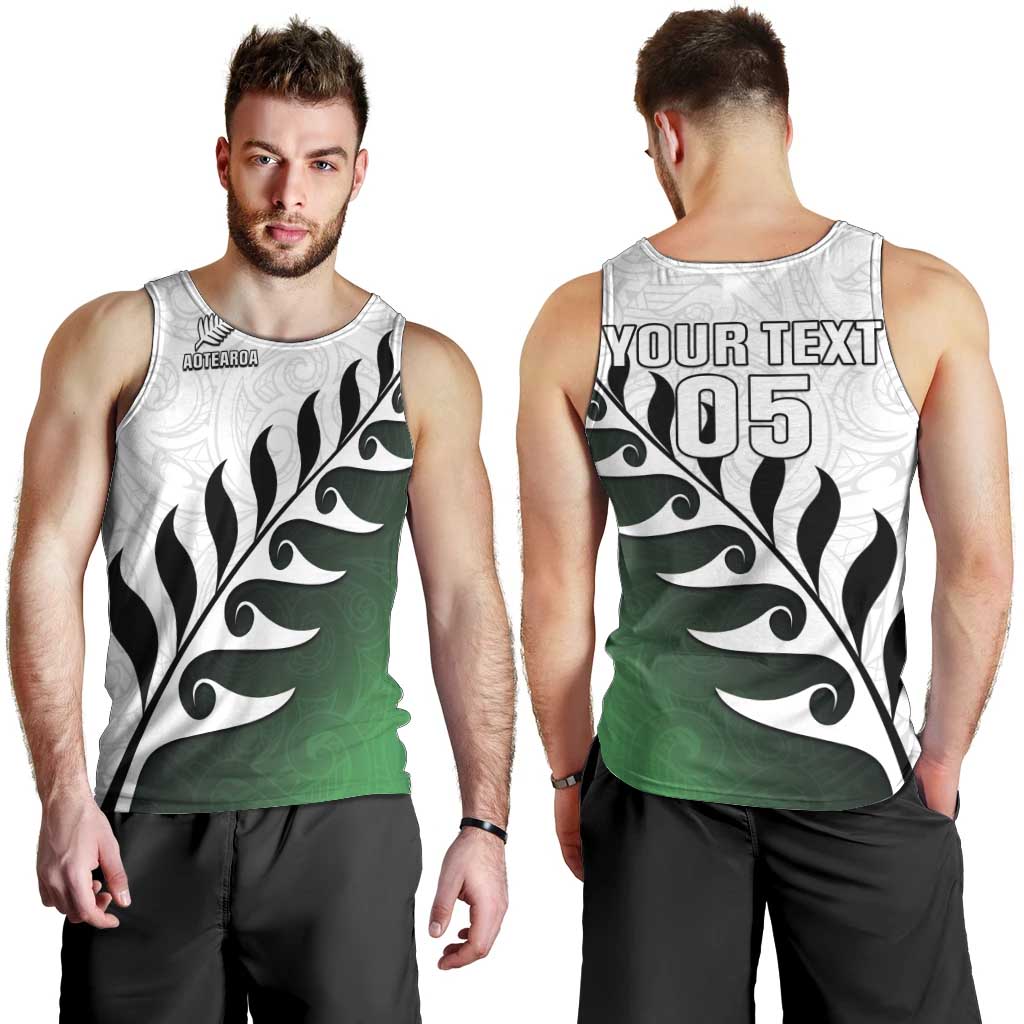 Custom New Zealand Football Men Tank Top Go Aotearoa