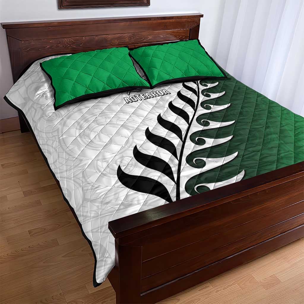 New Zealand Football Quilt Bed Set Go Aotearoa
