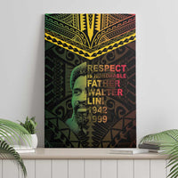 Happy Vanuatu Father Lini Day Canvas Wall Art